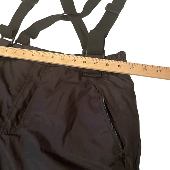 Athletic Works Black Snow Pants w/Suspenders-Very Good Condition - Size XL 14/16 - Picture 4 of 9